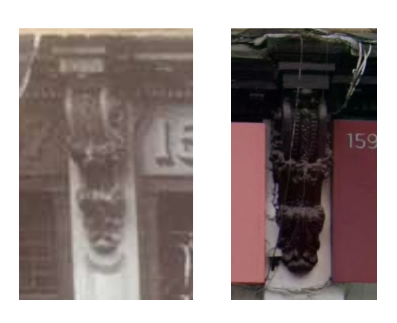 Corbel comparison, 159 Battersea Park Road