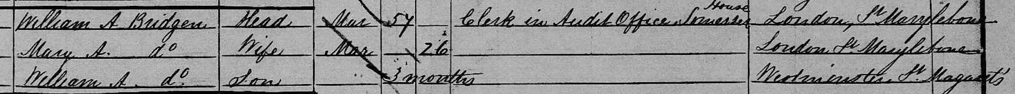 1851 census, 9 Denbigh Street